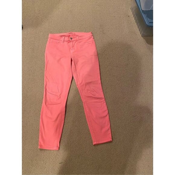 J BRAND CORAL MID RISE COTTON SKINNY LEG CAPRI JEANS 25 - Picture 2 of 5